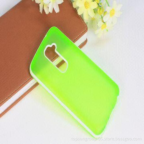 Favorites Compare Multicolor TPU Case for LG, TPU Frosted Back Clear Side, Good Quality